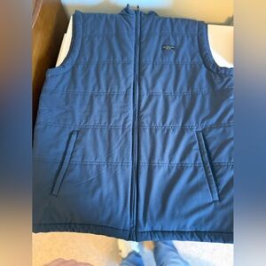Men's Blue Quilted Vest